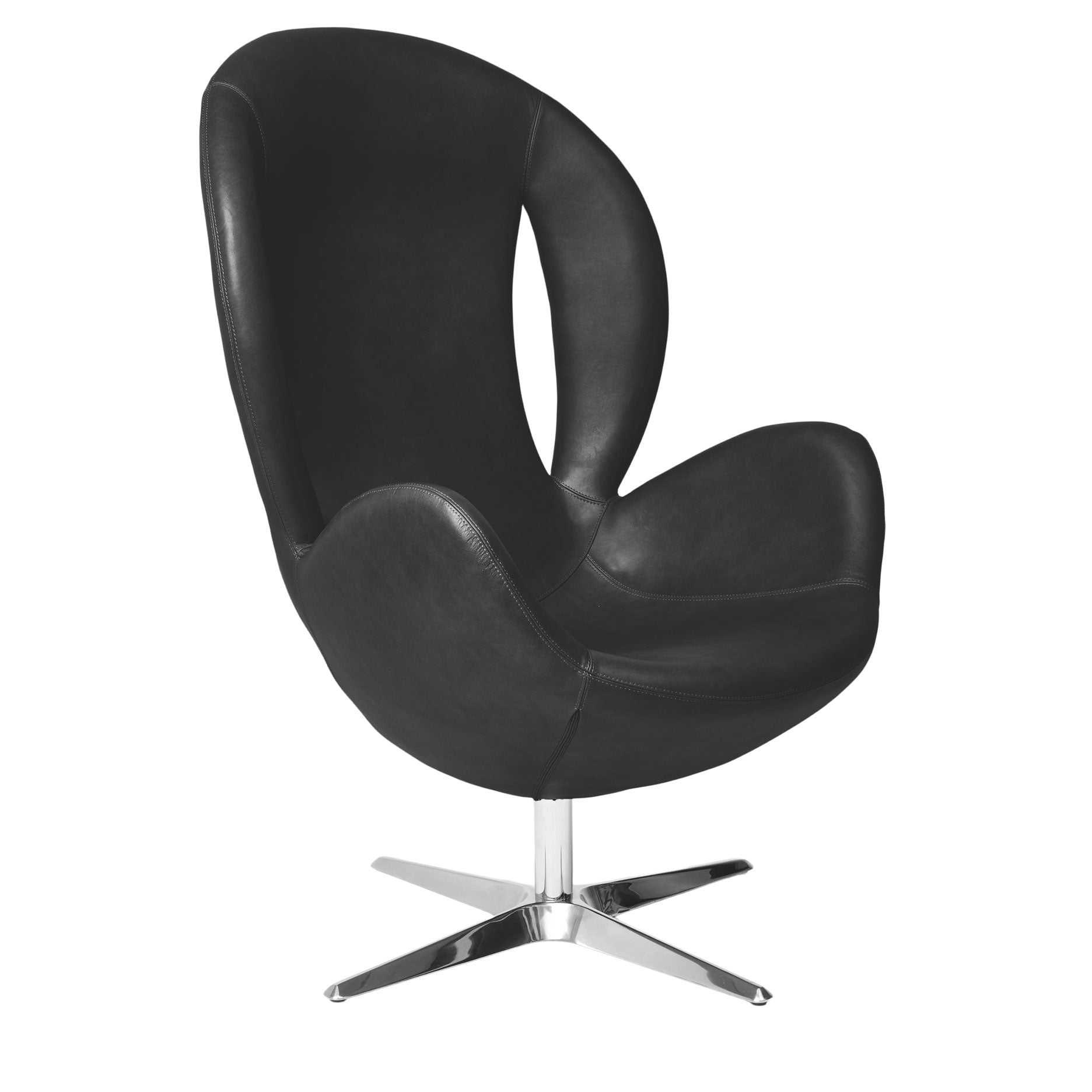 Champion drejestol - Læder